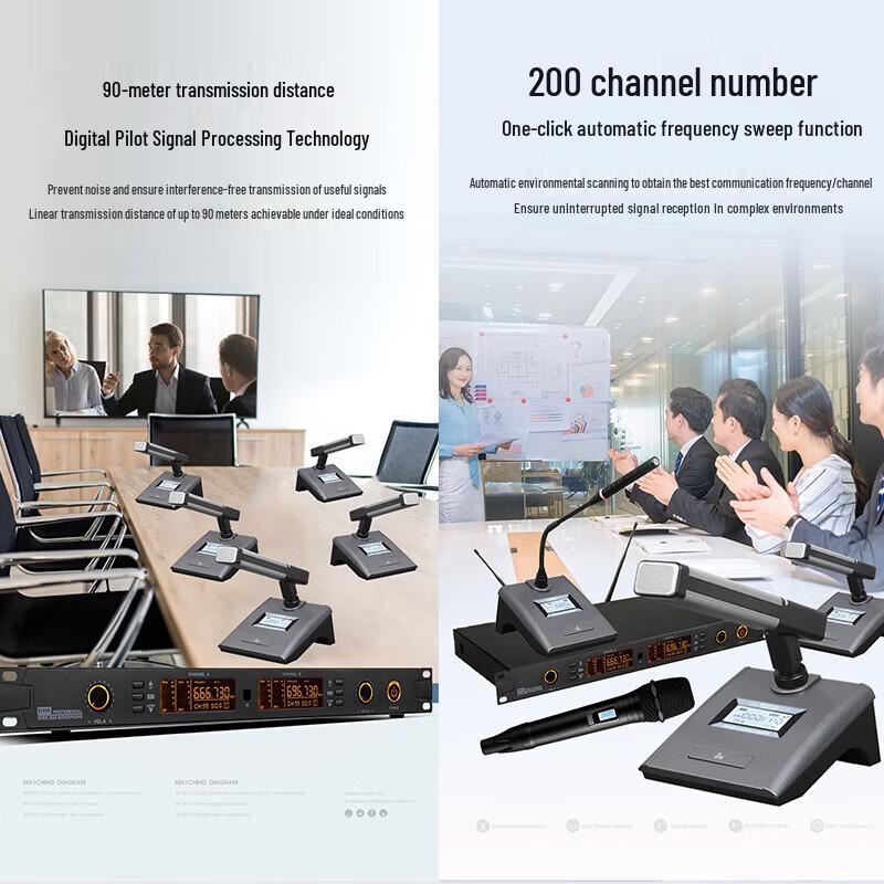 Hong Shidao Wireless Conference Gooseneck Microphone System (CN version)