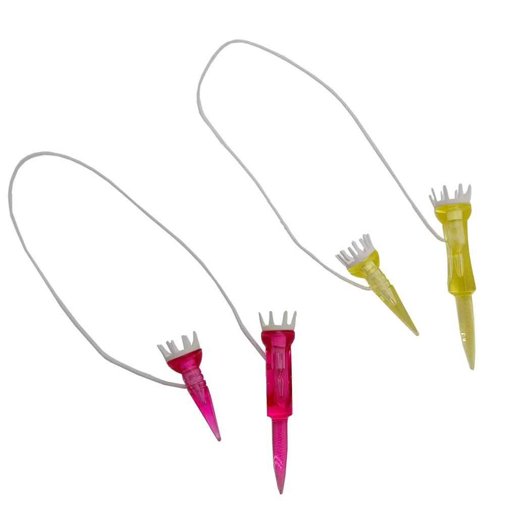 Tabata Golf Tee with String Plastic Tee Stepped Lift Tee