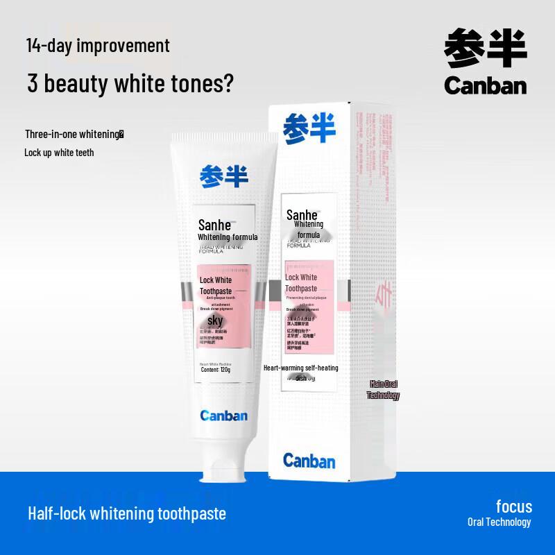Canban Probiotic Whitening & Fresh Breath Toothpaste - Twin Pack