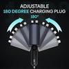 4 In 1 Car Charger 120W Super Fast Charging PD 3.0 with LED Display Cable  Power Adapter for IPhone 16 15 14 13 Pro Xiaomi Samsung
