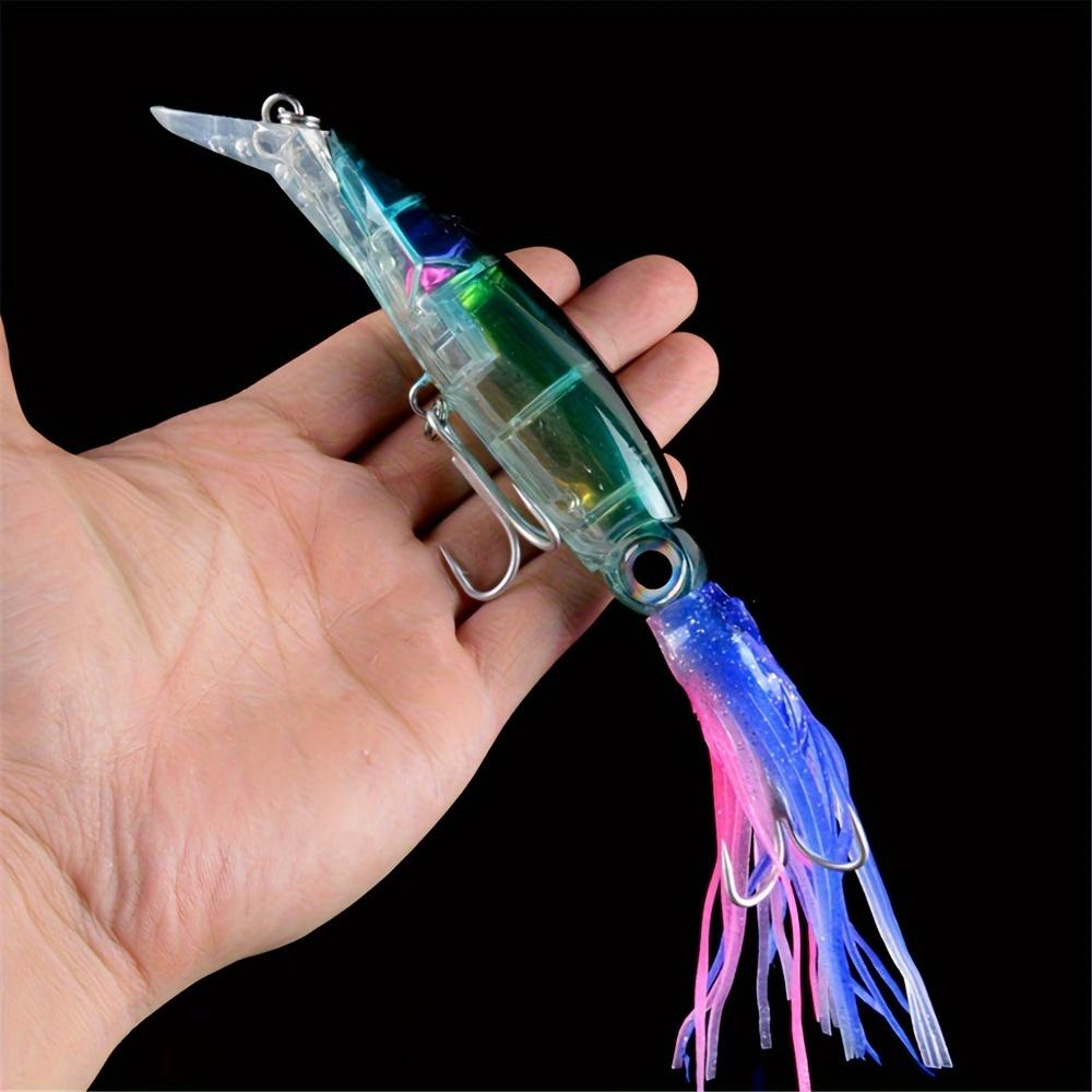 FTK 1pc Realistic Octopus Hard Bait Squid Artificial Plastic Bait, Sea Charm Fishing Tackle