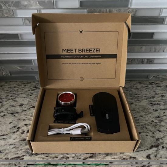 Vont bike headlight taillight combo USB rechargeable waterproof shockproof