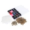 460Pcs Doll Eyes and Noses Plastic Resin Colorful MultiSize Plush Toy Face DIY Supplies