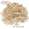 100pcs/pack 15mm Musical Note Wooden Slices for DIY Crafts Supplies, Home Decoration, Board Games, Early Childhood Education