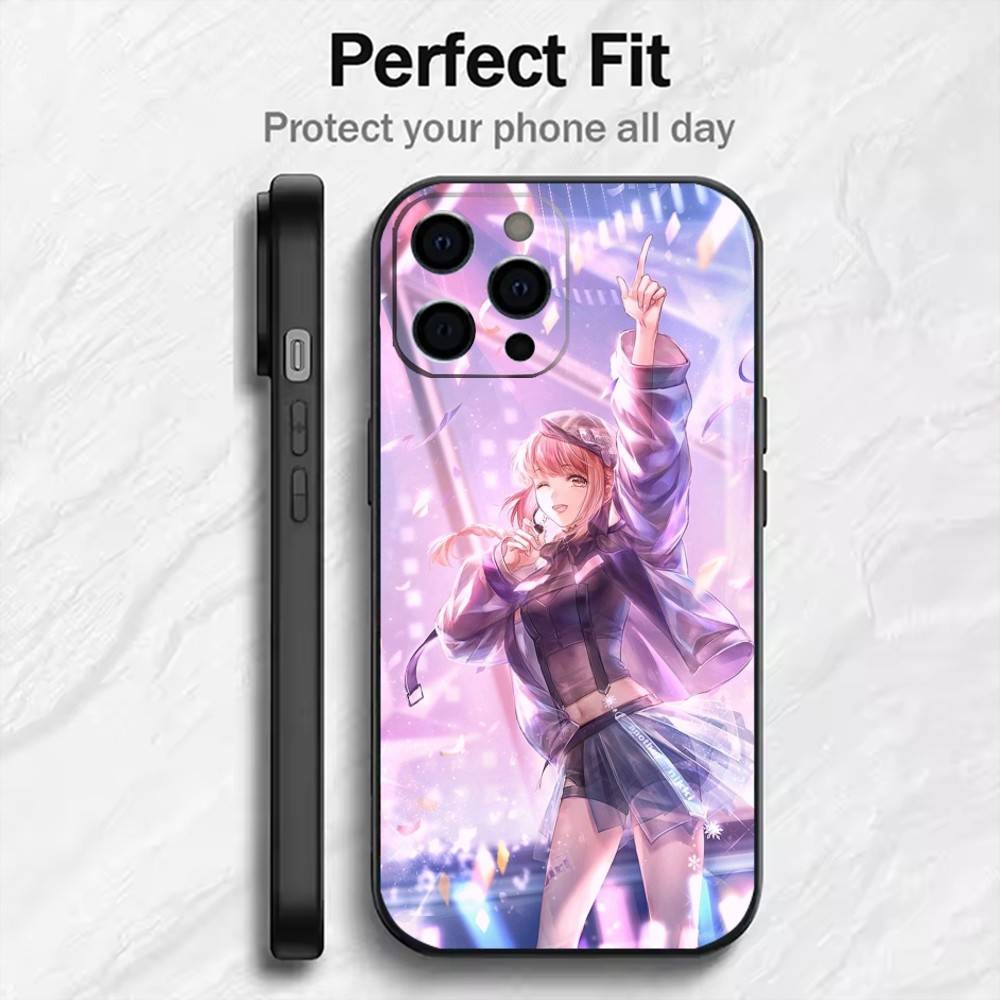 

I-Infinity Shining N-Nikki Phone Case For iPhone17,16,15,14,13,12 Plus,Max Soft Silicone Black Cover iPhone15promax