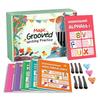 Handwriting Workbook Grooved Learning Reusable Page With Pen Grips Vocabulary Writing Practice Book For Kindergarten Children