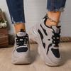 Fashion Women's Chunky Sneakers  Breathable Mesh Platform Sports Shoes Woman Fashion Lace Up Thick Sole Casual Shoes Mujer 2025