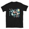 Funny Cow At Starry Night Short-Sleeve Unisex T-Shirt Unisex T-Shirt