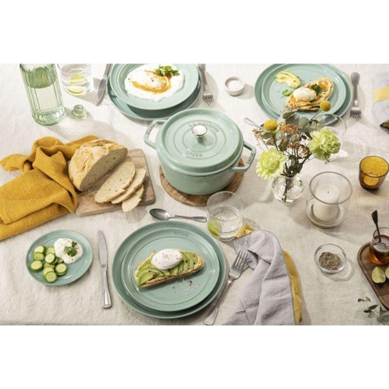 Staub DINING LINE bord 24 cm (Salie Groen)