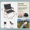 Portable Foldable Camping Table & Chair Set - Lightweight Roll-up Design for Outdoor Picnics and Camping