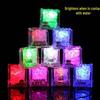 LED Flashing Glow Ice Cubes - Colorful Sensor Lights for KTV, Bars, and Weddings