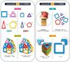 Jasonwell 42pcs Magnetic Blocks Magnetic Toys Magnetic Toys Magnetic Blocks Educational Toys for Toddlers Toys Girls Toys Japanese Package Magnetic