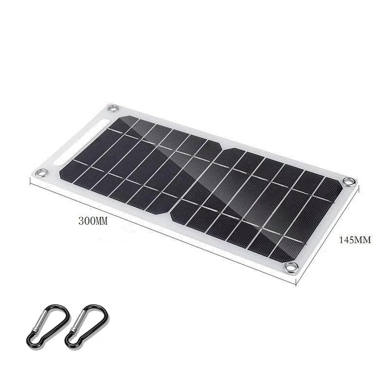 Solar Panel 5V  USB Type-C Charge Portable Flexible Kit  Lightweigh Mini System For  Phones Car Camping Hiking Power Banks IP65