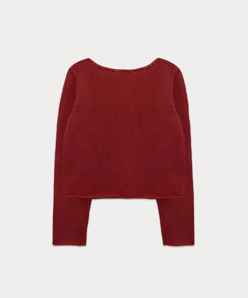 Sseomweeobeoteo Poy Wool Knit - Red