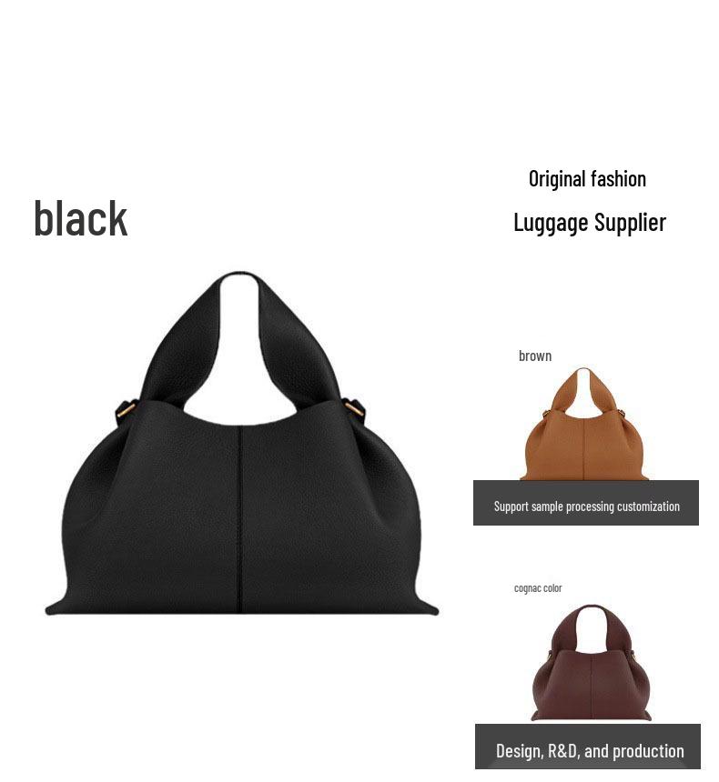 Polene Cloud Bag: Französische Nische Damen Retro Europäische & Amerikanische Handtasche, Unterarm Schulter & Crossbody Tasche, Leichter Luxus Mode.