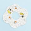 Pure Cotton 360° Baby Saliva Bib - Six-Layer Petal Design