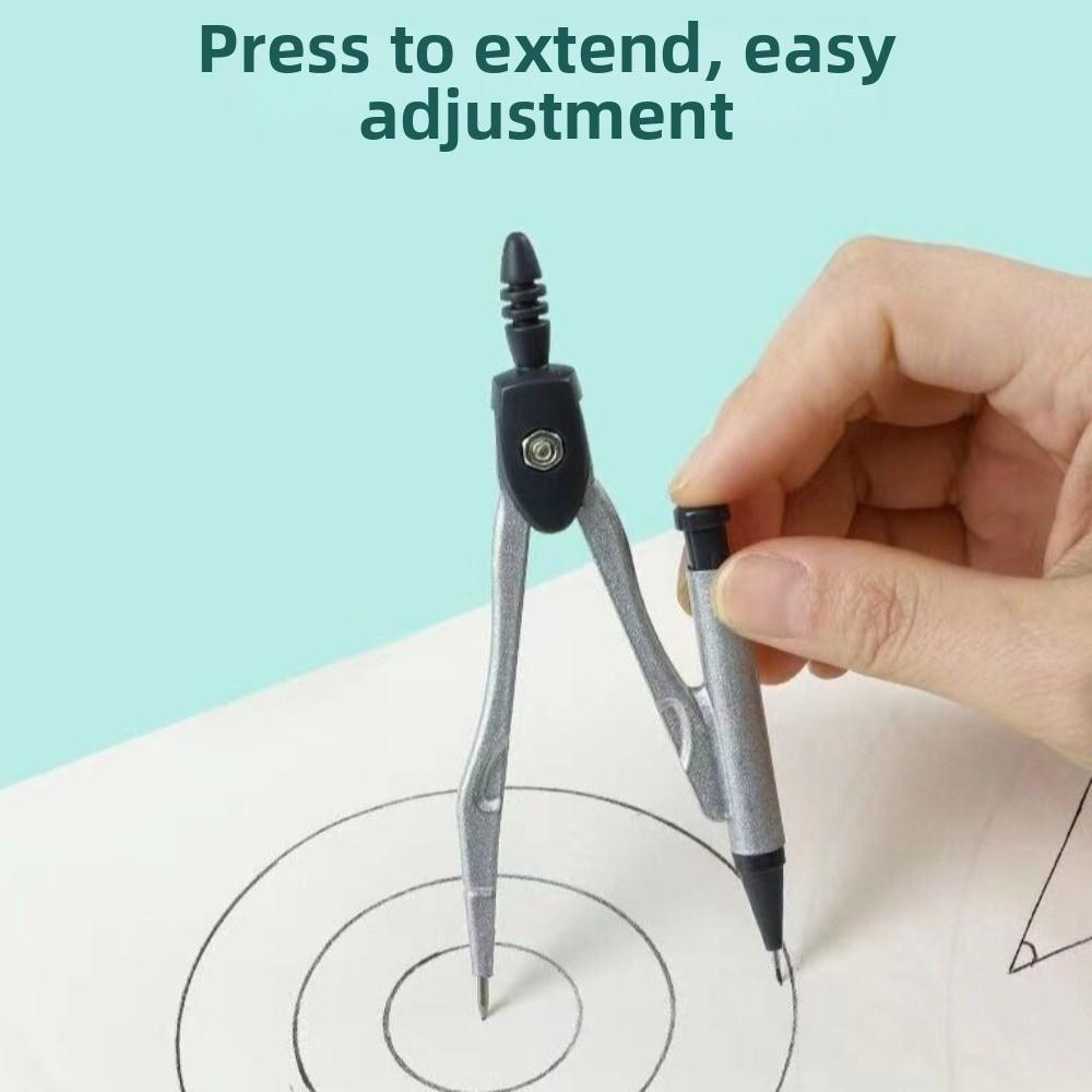8Pcs/Set Multifunctional Drawing Compass Ruler Kit Precise Geometry Compass Set Back To School