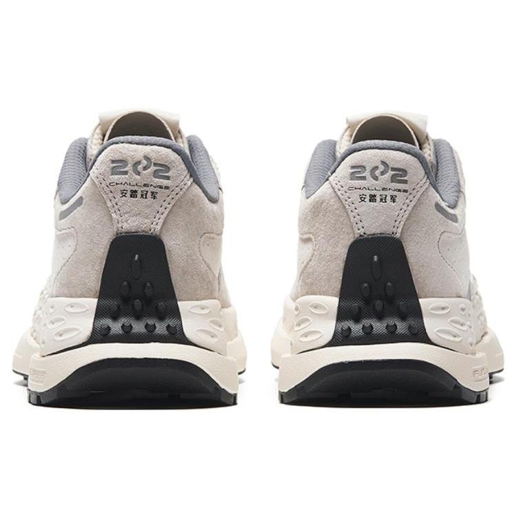 Anta Life Collection Star 202 Slip Resistant Abrasion Resistant Low top Sports Casual Shoes Women's White Gray 122318880A-1