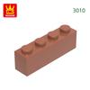 Non-Toxic 67Pcs/Lot 3010 1X4 Basic Building Blocks Moc Parts Compatible With Bricks Diy Children Toys Assembly Gift Storage Box
