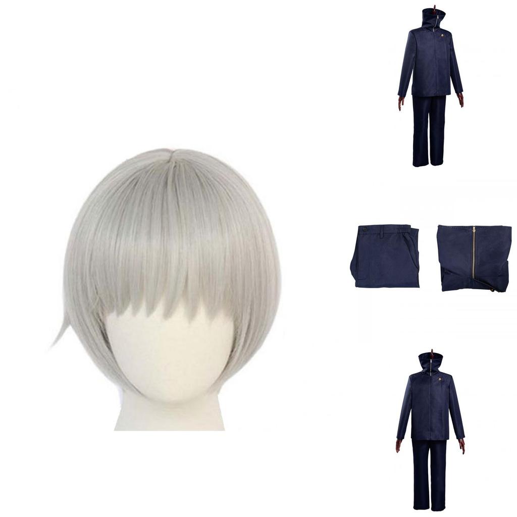 Jujutsu Kaisen Inumaki Toge Cosplay Costume Set With Highquality Wig And Durable Pants For Halloween And Anime Events