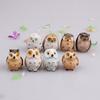 Outdoor Courtyard Easy Use Car Decoration Resin Crafts Owl Ornaments Mini Owl Miniatures Figurine