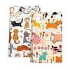 2 Pezzi Strofinacci Colorati Gatto Fiore Super Assorbenti Riutilizzabili Asciugapiatti Lavabili in Lavatrice