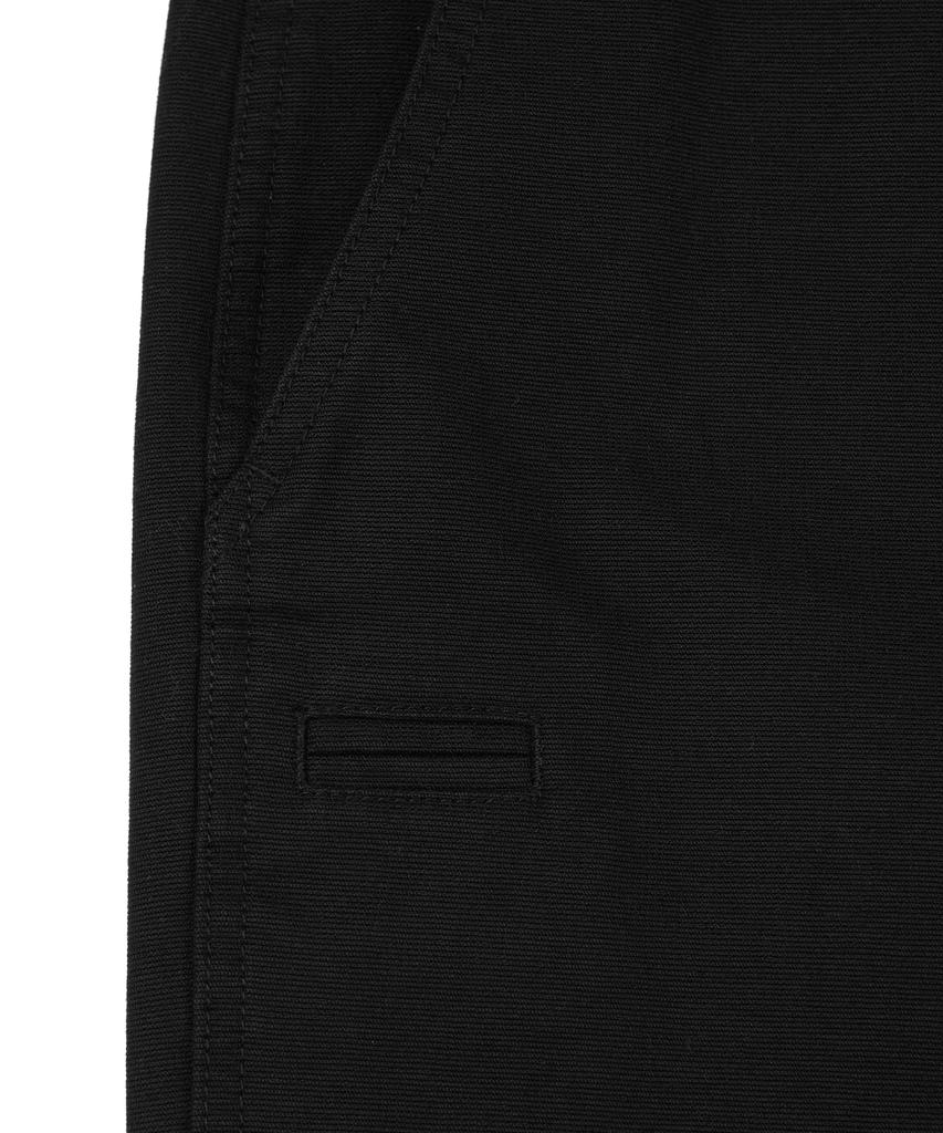 DRAW FIT Washed Officer Chino Pants [Black]
