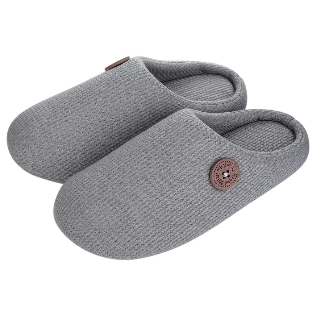 Fashion Kidmi Men Slippers Winter Indoor Men Slippers Classic Men Flat Slippers Soft Antiskid House Slippers Casual Bedroom Slippers