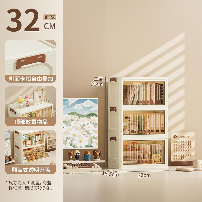 Plastic Large Capacity Multifunction Folding Storage Boxes Without Universal Wheels Dustproof Wardrobe Closet Organizer