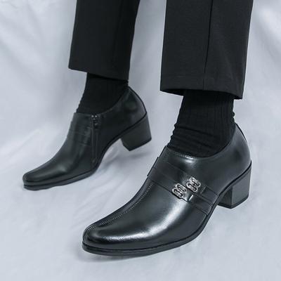 Didelio dydžio vyriški aukštakulniai oficialūs batai Verslo formalūs Oxfordai Pakylantys odiniai batai Aukščio didinimas Stilingi biuro vestuvių vakarėlio