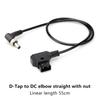 D-Tap To Locking Dc2.1Mm Dc2.5Mm Monitors Power Cable Right Angle Cable Suitable For Atomos Video Assists Monitors