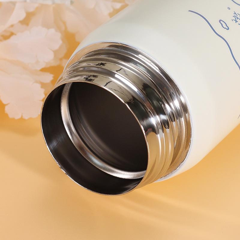Portable Insulation Cup  500ml Vacuum Flasks Portable Stainless Steel Thermos Cup Water Bottle Travel Tea Mug Office Thermos Cup