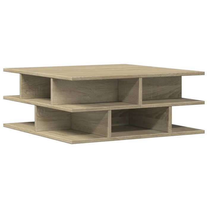 VidaXL Coffee Table Sonoma Oak 70x70x29 Cm Engineered Wood, Side Table, Living Room Table, Accent Table, End Table 840746