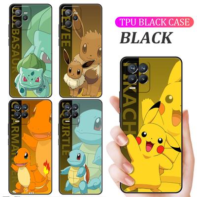 Case For Oppo Realme 8 C21Y 8i GT Neo 2 3 C21 7 9 Pro 6 C35 C20 Master C15 C12 C11 Silicone Phone Cover Retro Anime Pokemon Capa