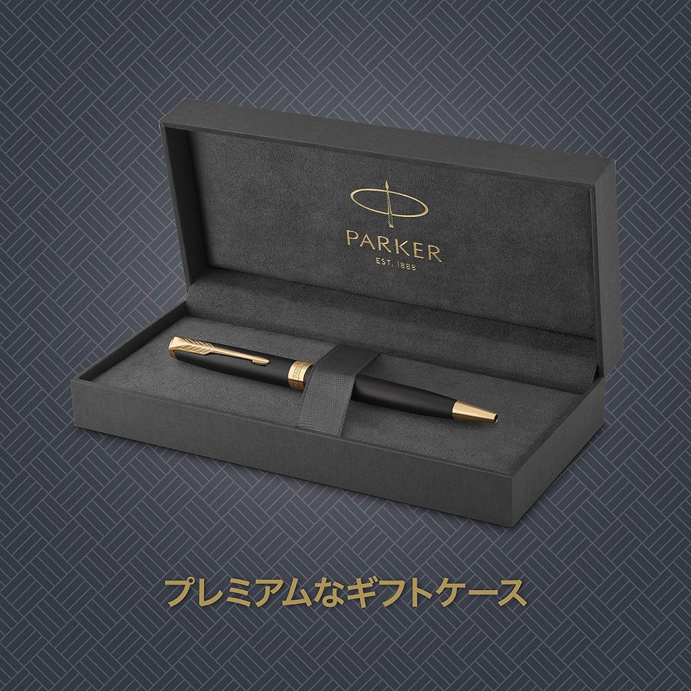 PARKER Parker Ballpoint Pen Oil-based Sonnet Matte Black GT 1950876 Regular Imported