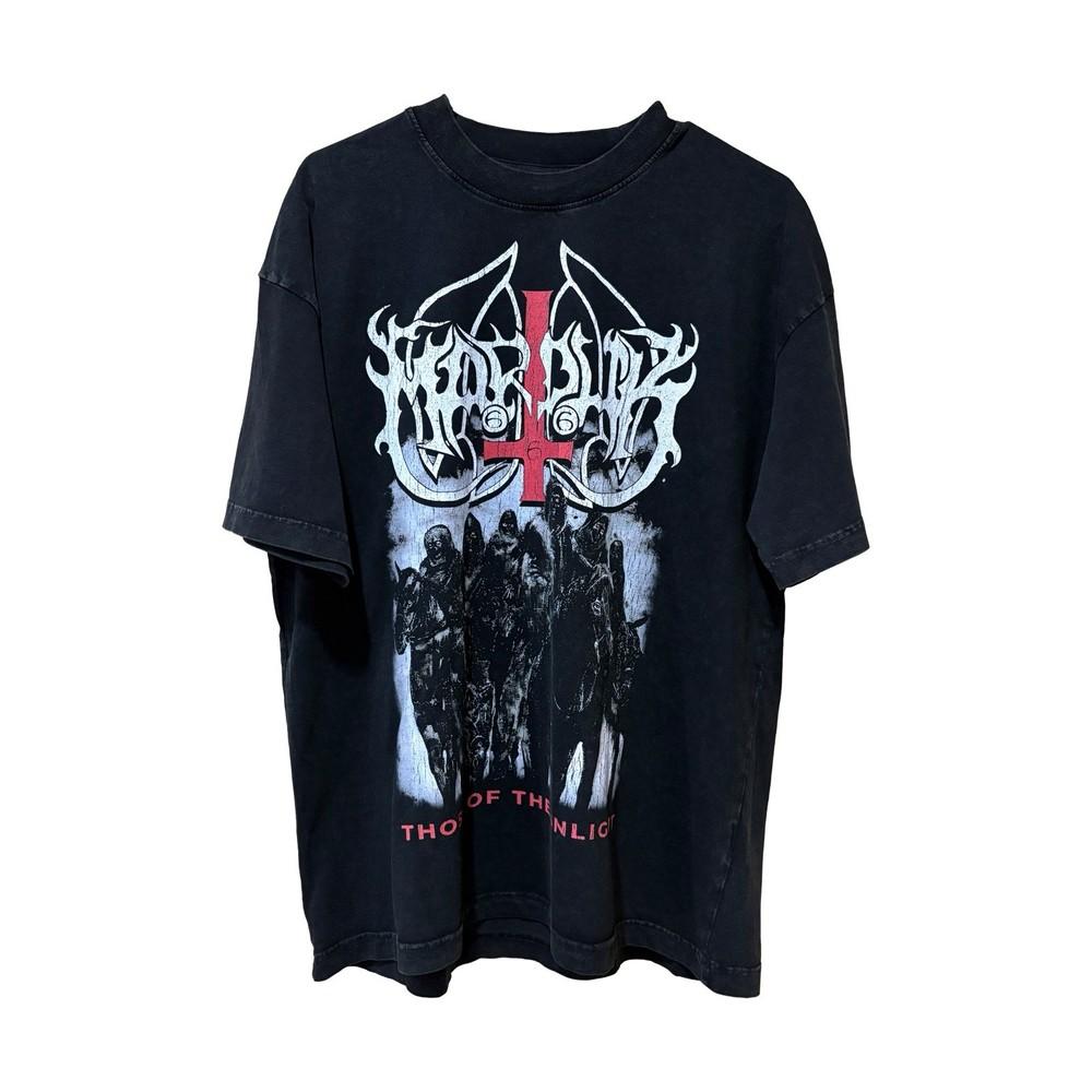 Marduk Tshirt  Black Metal Band Tee  Vintage Style Sunfade Shirt Unisex T-Shirt M
