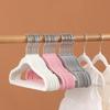 16Pcs Velvet Hangers Non-Slip Rotin Baby Clothes Hangers Portable Children Closet Organizer Drying Clothes Space Saving