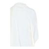 Salvatore Ferragamo Asymmetrical Shawl Blouse White