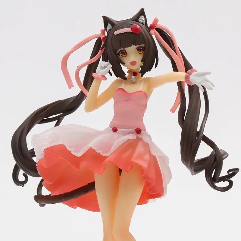 Nekopara Chocola Vanilla Cocktail Dress Ver Figure PVC Model Collection Gift Decoration Figurine