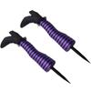 Witch Legs  Festival With Lights Halloween Striped Witch Prosthetic Legs With High Heels Outdoor Garden Terrace Decoration Halloween Decoration 2pcs