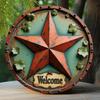 2d Flat 20*20cm Wooden Signs, Wooden Star Logos, Unique, Durable and Easy To Hang Wooden Decorations Suitable for Bedrooms, Kitchens, Restaurants