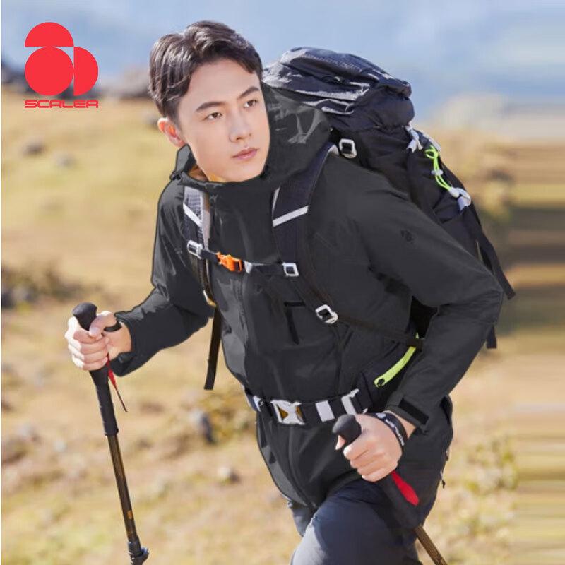 SCALER Golden Armor Outdoor Hardshell Waterproof Rain Jacket XXL