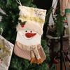 Hanging Christmas Socks Santa Claus Xmas Tree Ornament Gift Creative Christmas Candy Bag Festival