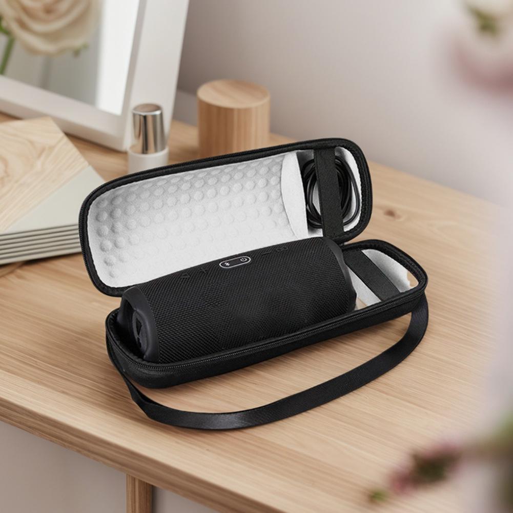 Hard Carrying Case Waterproof Hard Travel Case Shockproof Protective Case Anti-Scratch for JBL Charge 5 Wireless Speaker