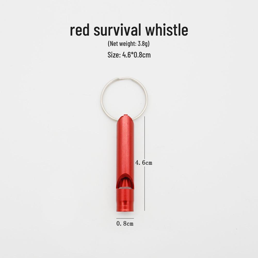 

Многофункциональный свисток-брелок для выживания в дикой природе, инструмент EDC красный