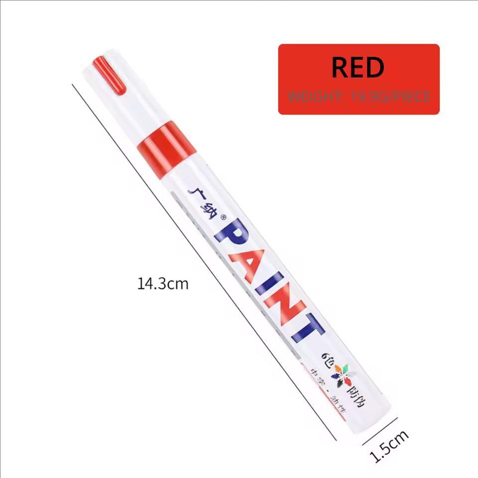 Car Paint Pen Waterproof Car Wheel Tire Oily Painting Mark Pen Auto Rubber Tyre Tread CD Metal Permanent Paint Marker Amagi