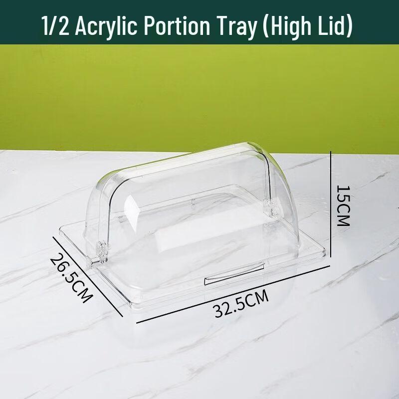 

Rectangular Stainless Steel Buffet Food Container with Lid