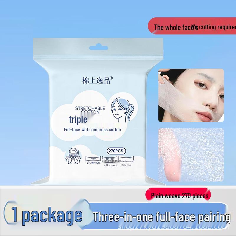 Stretchable Pore-Opening Cotton Pads for Makeup and Salon Use