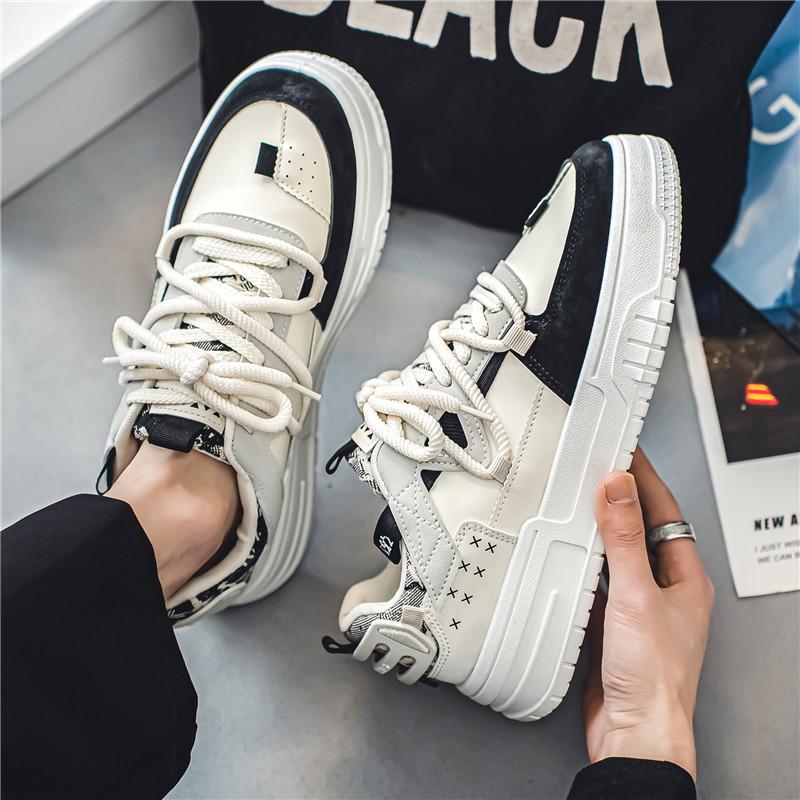 2025 Jinjiang men's trendy shoes platform non-slip sports board shoes junior high school boys niche trendy brand low-top casual shoes 2025