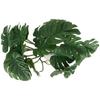 Künstliche Palmenblätter, natürlich, sicher, sorgen für Spaß, Schildkrötenblatt-Dekoration aus Kunststoff mit Saugnapf